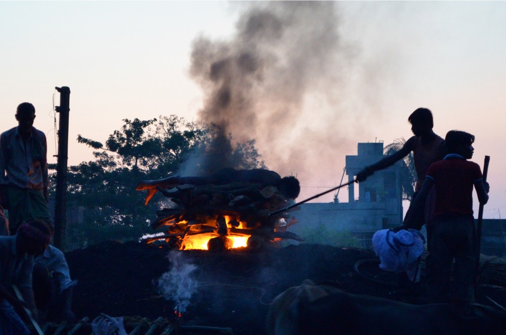 Twilight at the Cremation Ground