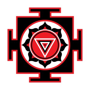 Kali Yantra Tricolor