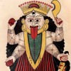 Kalighat Pata Painting of Kali