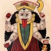 Kalighat Pata Painting of Kali